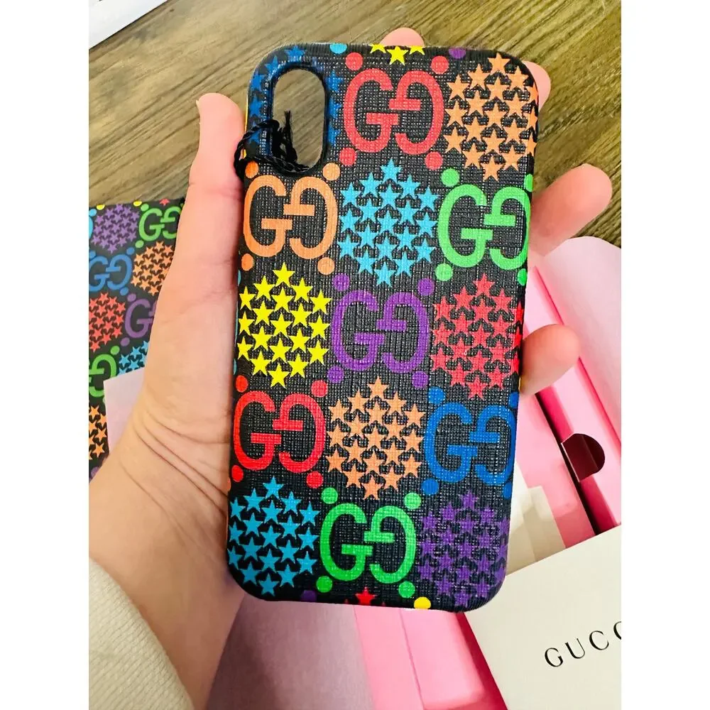 GUCCI Supreme Monogram Pyschedelic IPhone XS X  Phone Case Cover NEW in BOX